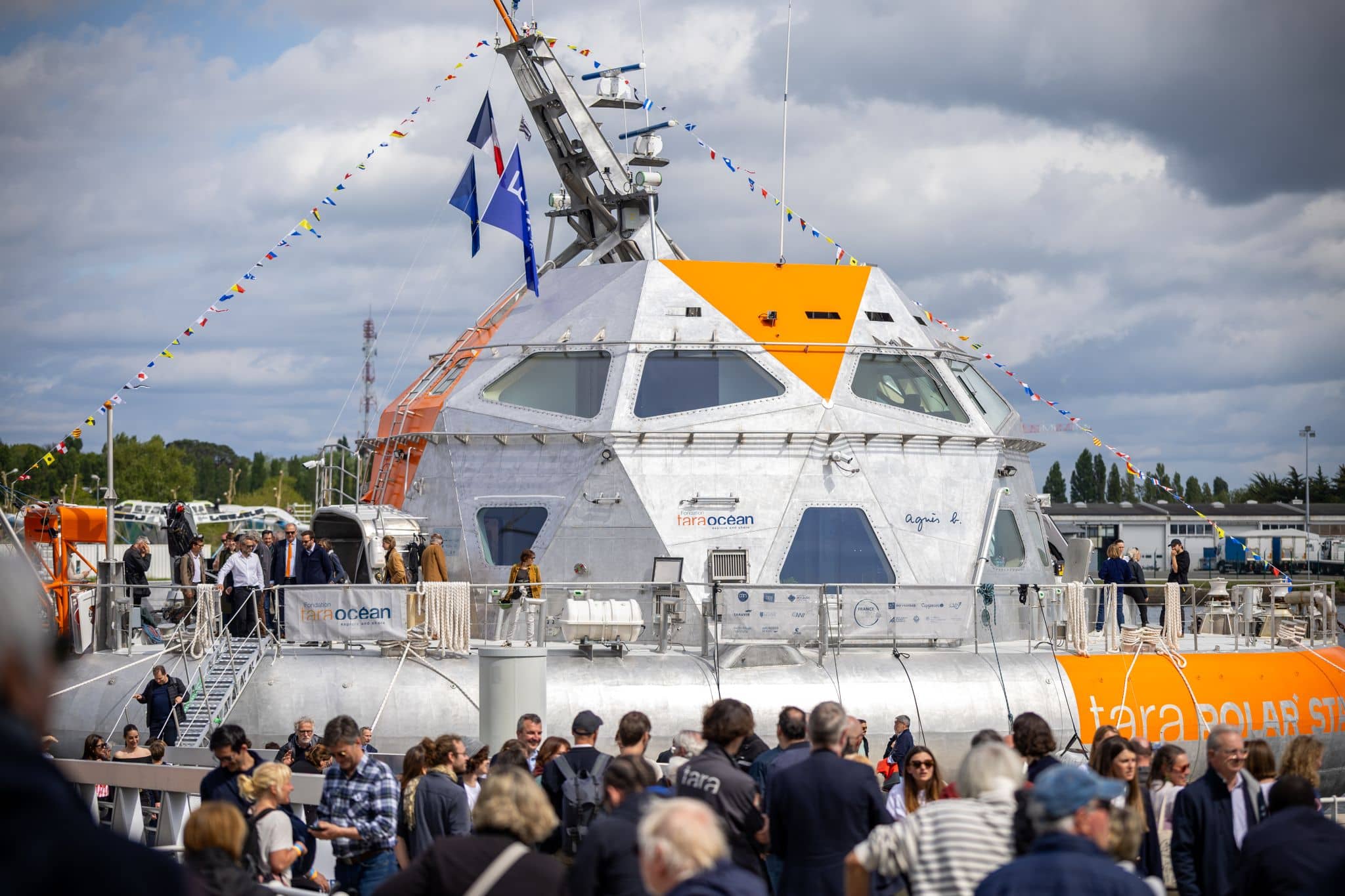 Tara Polar station inauguration à Lorient le 24 avril 2025